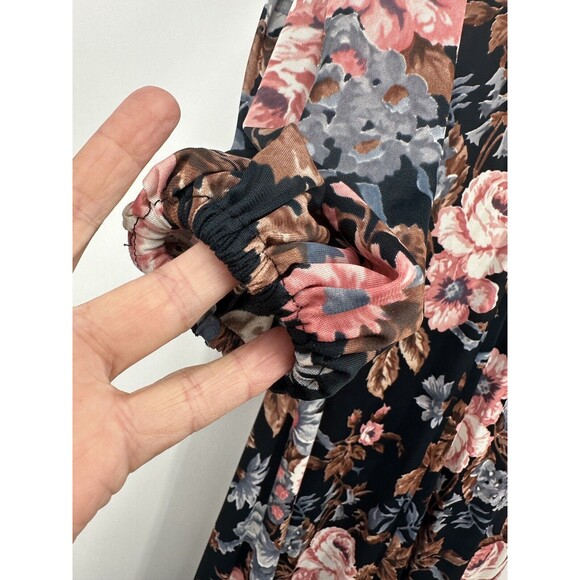 1970s "Sunday's Child, California" Pyschedelic‎ Maxi Dress M - Picture 11 of 15